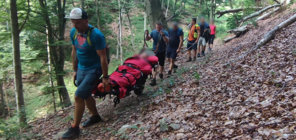 Záchranná akcia pod Panošinou